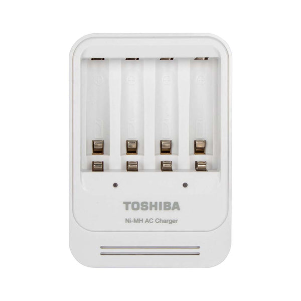 Carregador De Pilhas Toshiba C/ 4 Pilhas AA 2600Mah - TNHC-6GAE4 CB