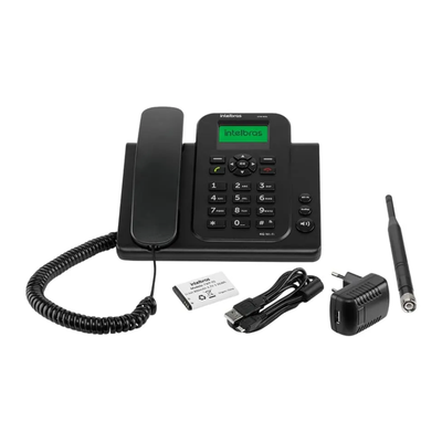 Telefone Celular Fixo 4G Wifi Intelbras CFW-9041 Preto - 4119041