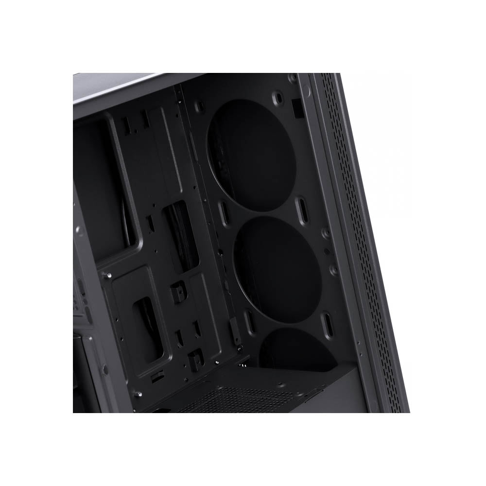 Gabinete Gamer VX Gaming Vaux Preto Com Lateral em Vidro Temperado - 36257