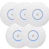 Access Point Wi-Fi Dual Band 2.4 / 5.0 Ghz Ubiquiti Unifi Indoor - Uap-Ac-Pro - Kit C/ 5 Unidades