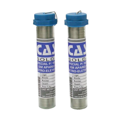 Solda em Tubo Cast 63x34 25G Azul - 44510