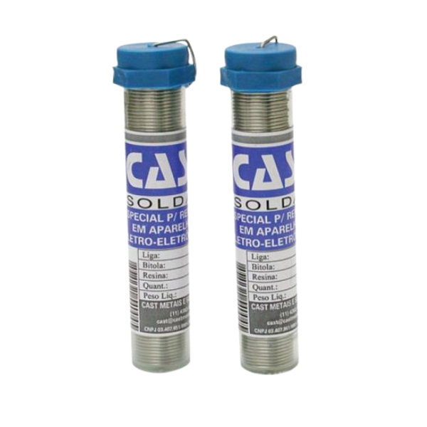 Solda em Tubo Cast 63x34 25G Azul - 44510
