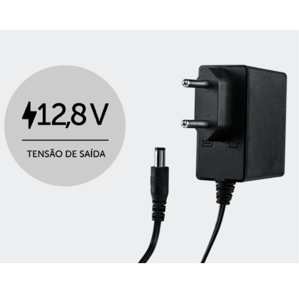 Fonte De Alimentação Adaptador de Energia AC/DC 12,8V / 1A Intelbras - 4820044