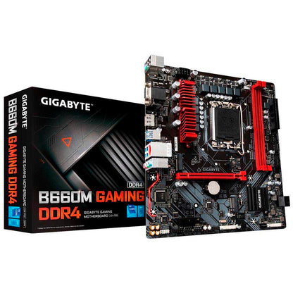 Placa Mae Gigabyte B660M Matx Lga 1700 Ddr4 Hdmi Displayport D-Sub M.2 NVME (12a Geração)