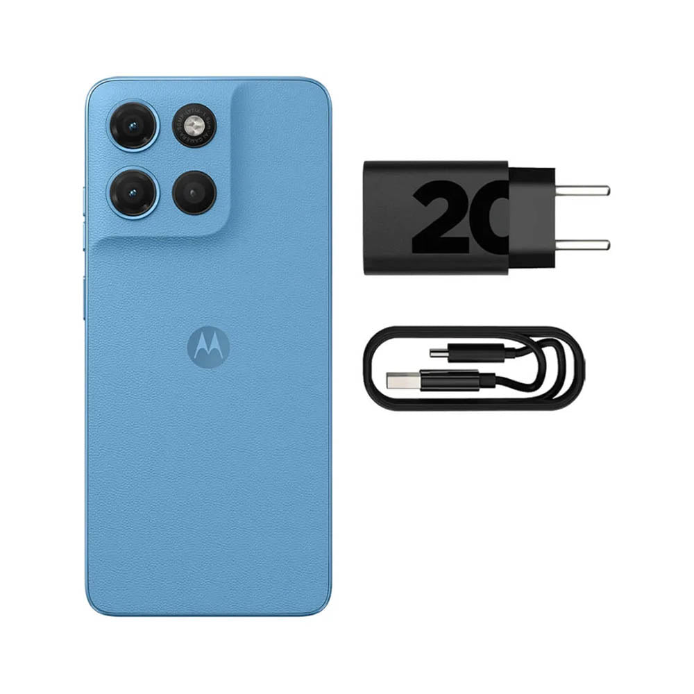 Smartphone Motorola Moto G17 4G 128Gb Octa-Core 4gb Ram Android 15 Azul Claro -  XT2623-1