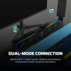 Caixa De Som Gamer Fantech Estéreo Beat Bar RGB Preta - GS305