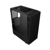 Gabinete Gamer PCYes Bolter Black Vulcan C/ Lateral em Vidro Temperado Preto - GBBVPBR