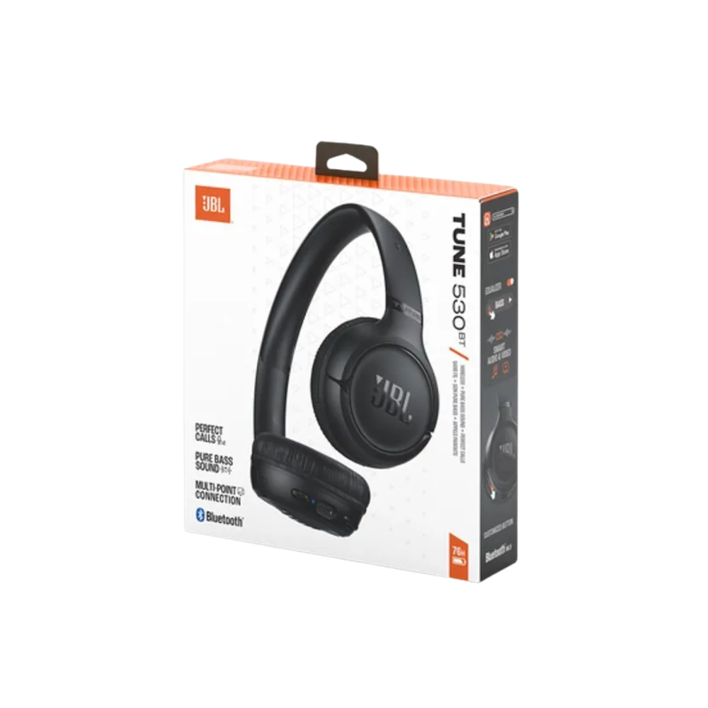 Fone de Ouvido Headphone Bluetooth 6.0 JBL Tune 530BT Preto - JBLT530BTBLKBR