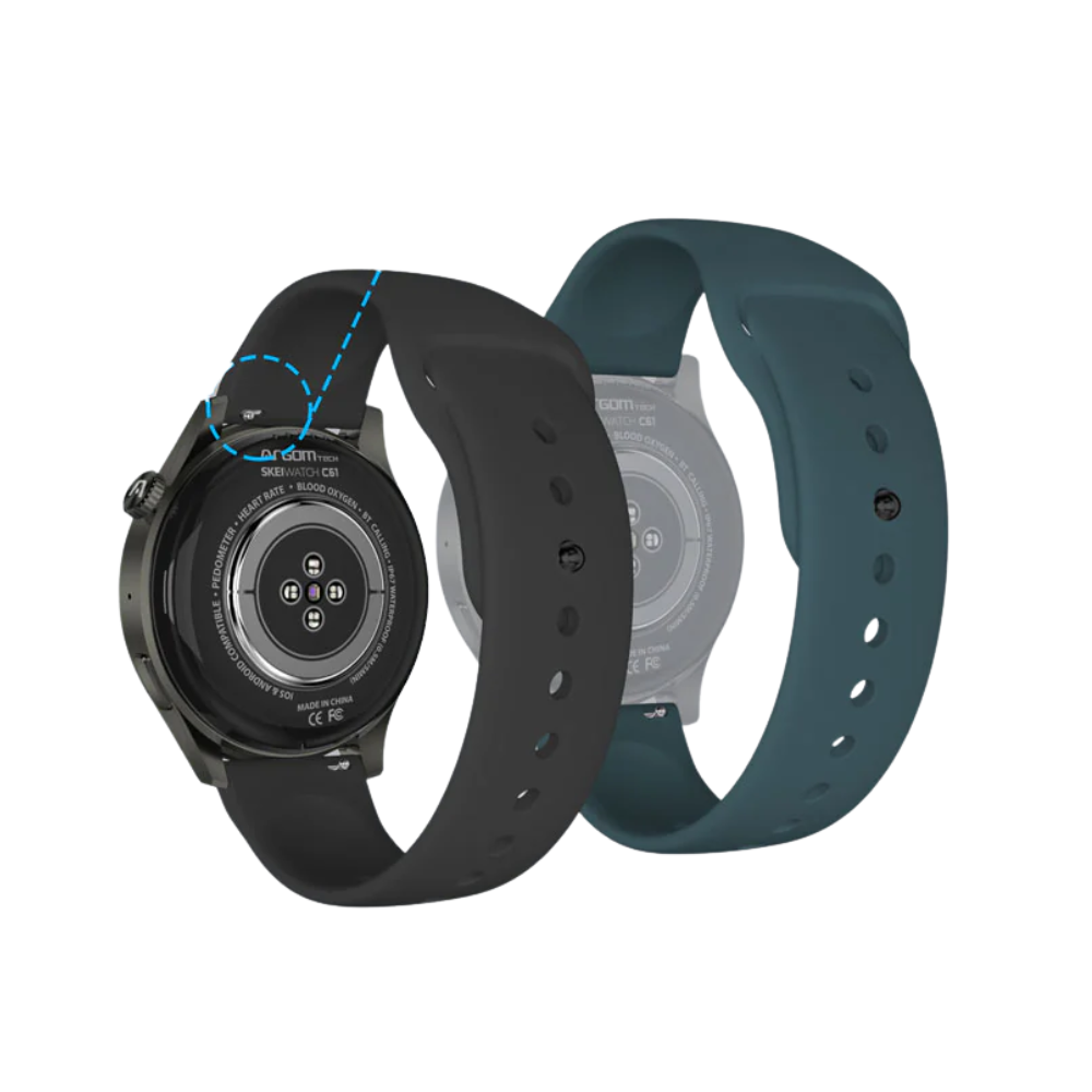 Relógio de Pulso Smartwatch Argom SkeiWatch C61 Preto