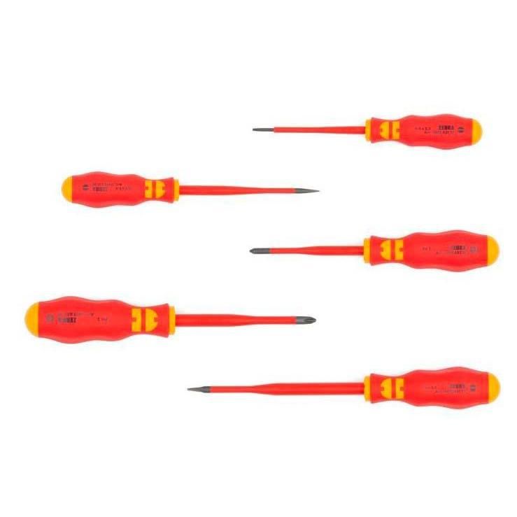 Kit de Chaves de Fenda / Philips / Testador Voltagem 5 Peças Frefox - LXB-LSD5PC