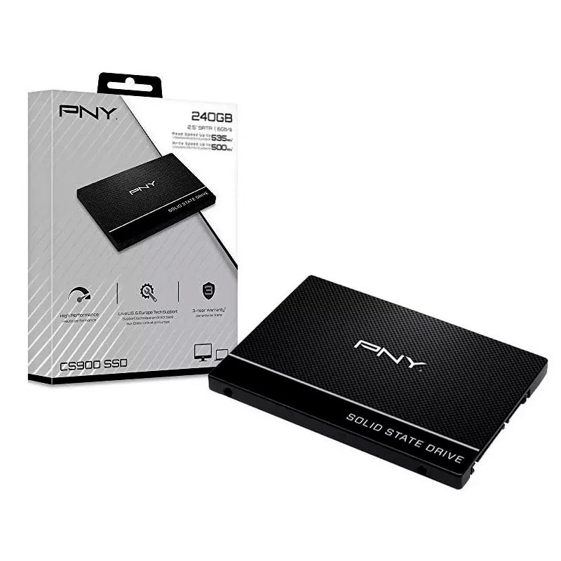 Ssd 240gb Pny Cs900 240gb 535mbps - Ssd7cs900-240-Rb