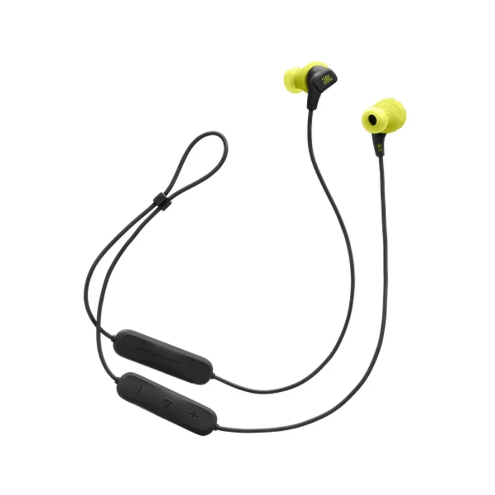Fone De Ouvido Bluetooth JBL Intra Auricular Endurance Run 3 Branco / Verde - JBLENDURRUN3BTWH