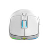 Mouse Gamer Sem Fio Recarregável C/ Base Warrior Magnus 6 Botoes 10000dpi Branco - MO422