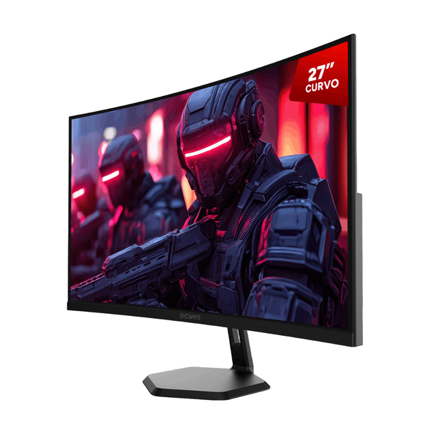 Monitor Gamer Curvo Led 27" Pols PCYes O-Creed  O27CQ QHD VA 180Hz 1Ms Hdmi Vga Preto - PMGO27CQ180BV