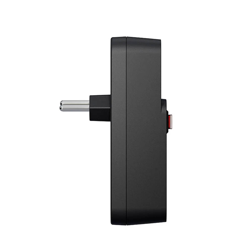 Adaptador E Carregador 2 Tomadas 2 Usb Intelbras Eac 202 Preto - 4820049