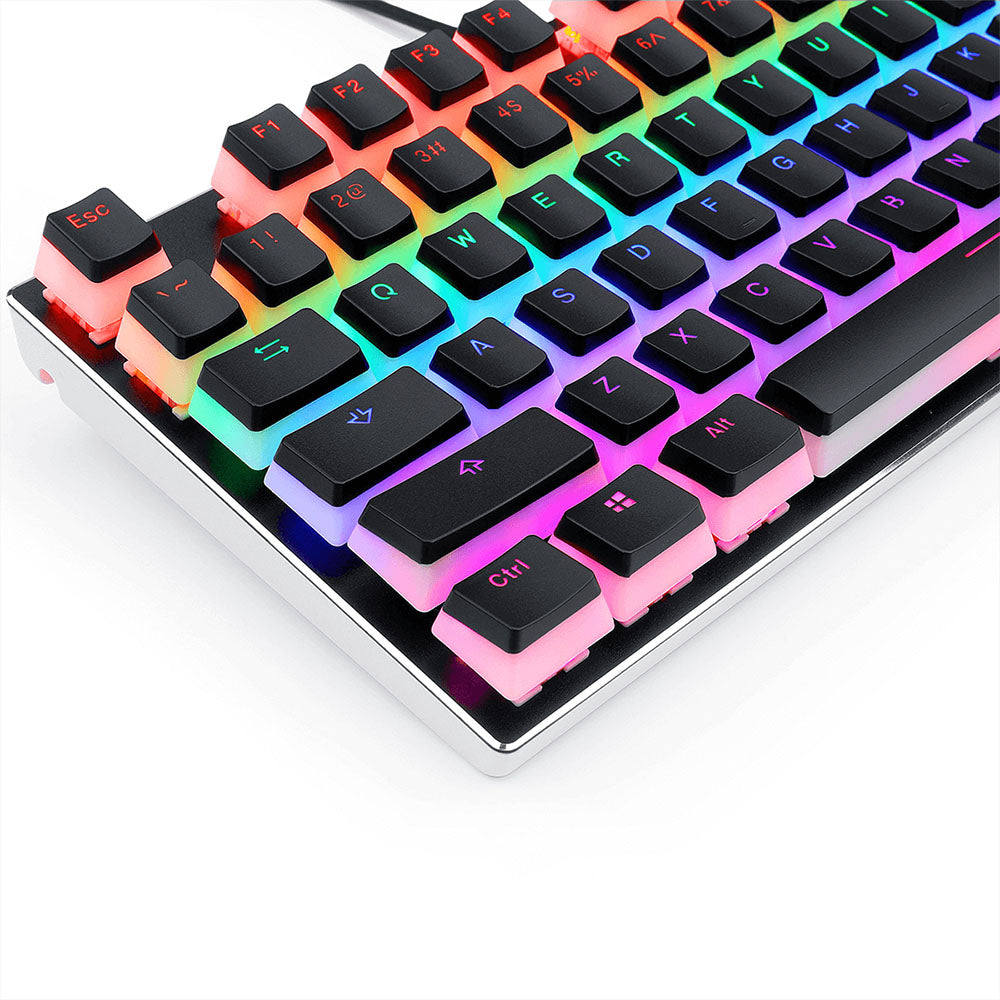 Kit de Teclas Keycaps Redragon Scarab PBT Double Shot Preto - A130-Black