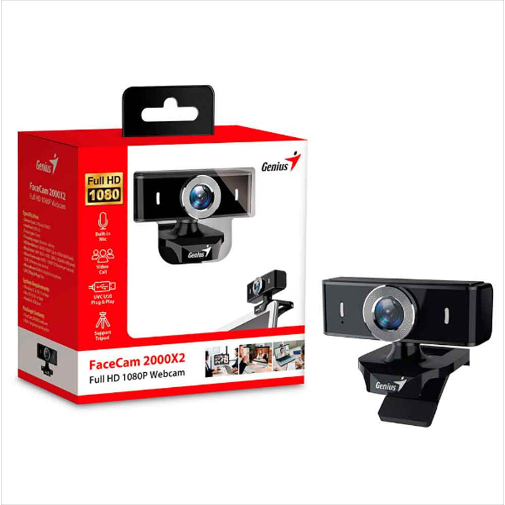 Webcam Genius 2000X2 Facecam Full Hd 1080p C/ Mic USB - 32200008400 Truedata