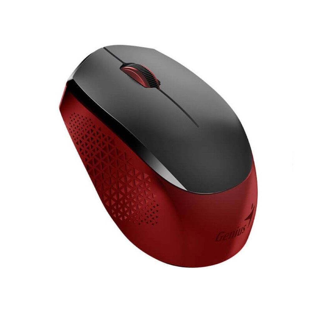 Mouse Sem Fio Silent Genius NX-8000s 1200Dpi Vermelho - 31030025404