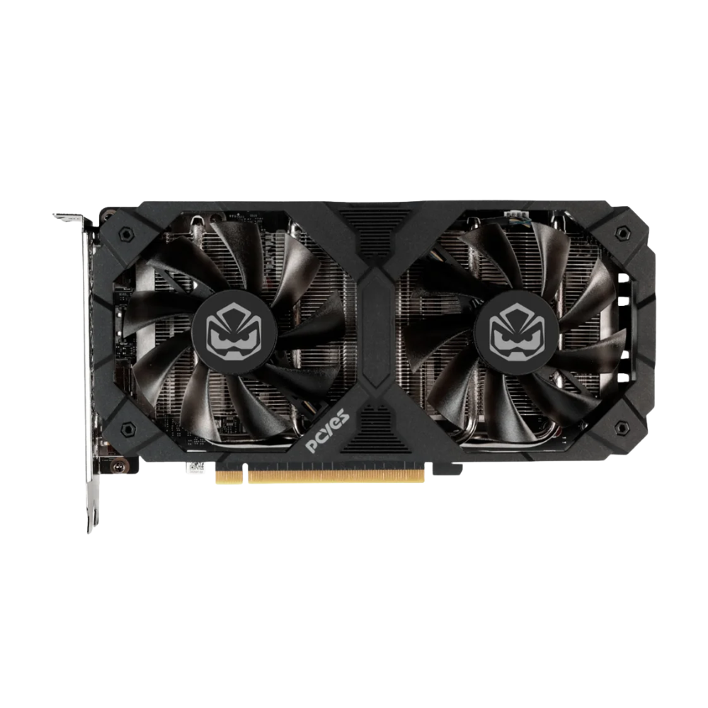 Placa De Video PcYes 8Gb RTX 2060 Gddr6 Nvidia Turing Full Size Dual Fan 256bits Hdmi 3x DisplayPort - PVR20608TIGR6DF4