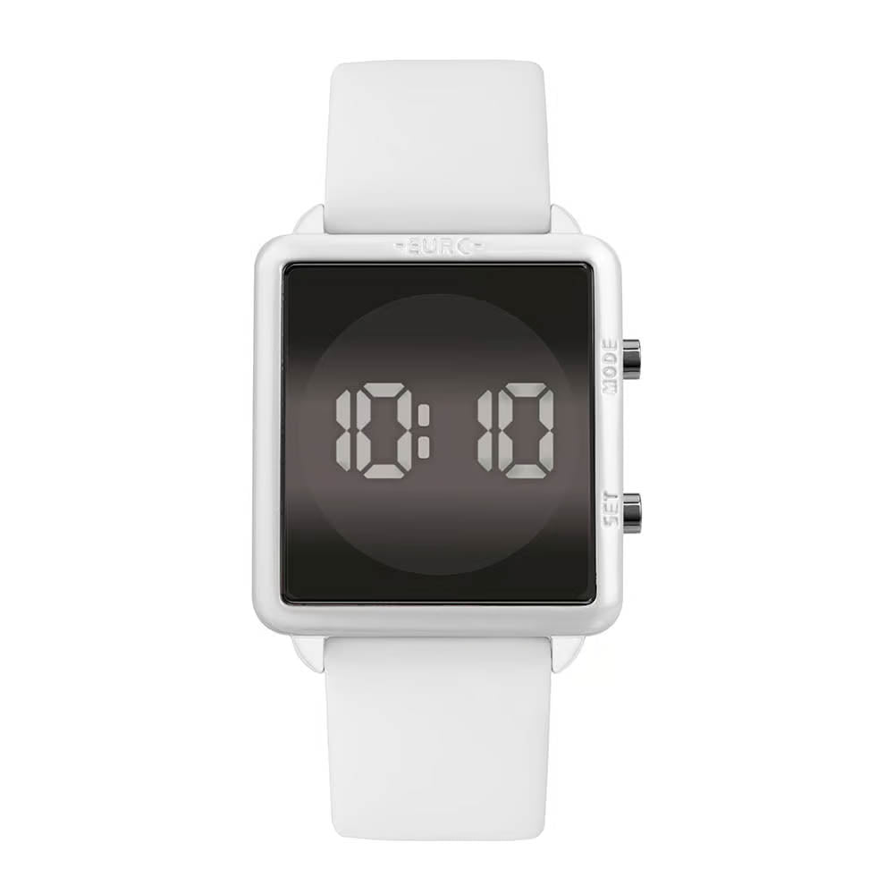 Relógio de Pulso Euro Digital Fashion Fit Reflexos Branco - EUJHS31BAQT/5B Truedata