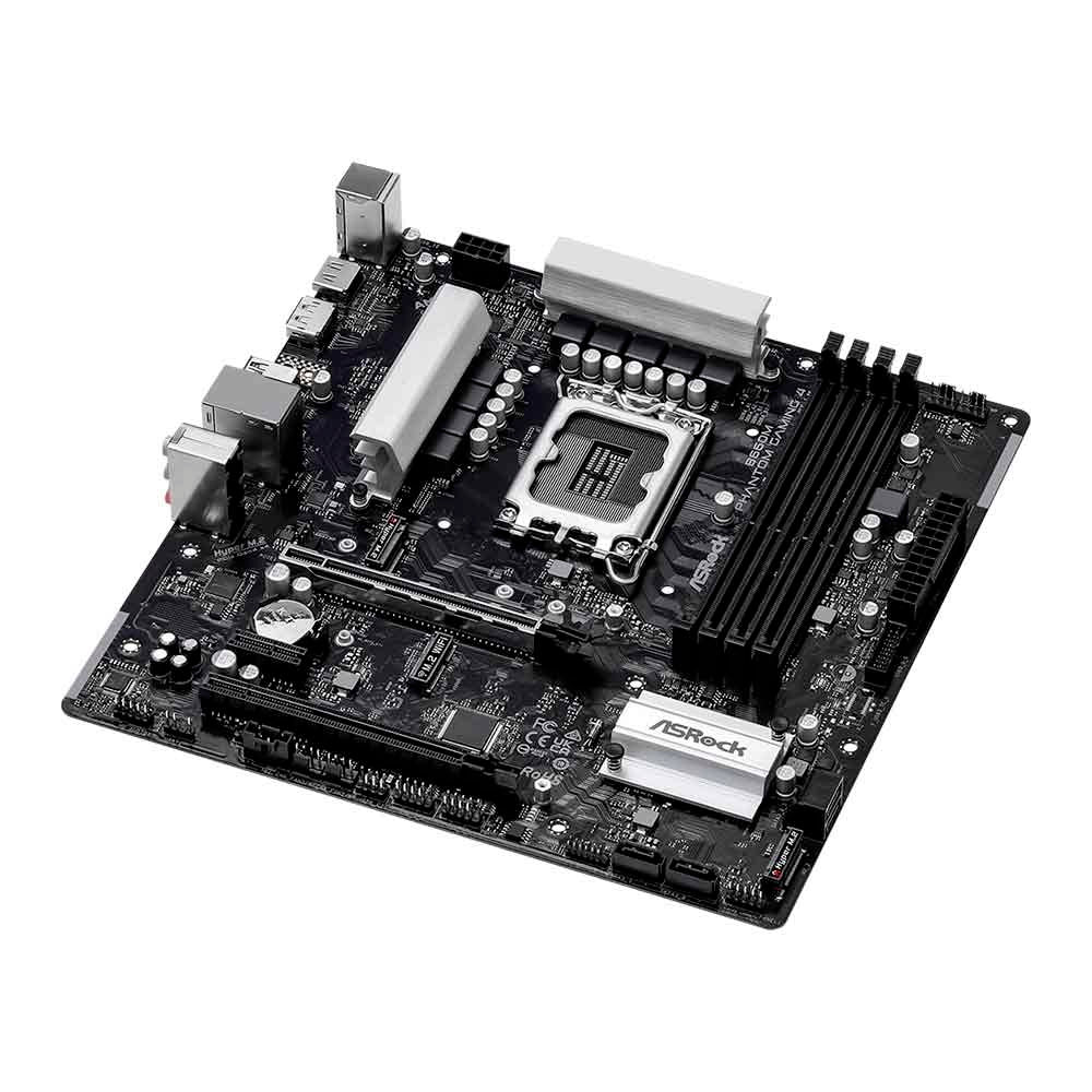 Placa Mae Asrock B660M Phantom Gaming 4 Matx Lga 1700 Ddr4 Hdmi Displayport M.2 NVME (12a e 13a Geração)