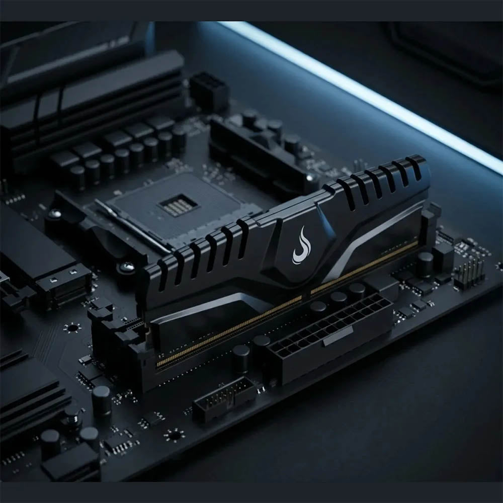 Memoria para Desktop DDR4 16gb 3200mhz  Rise Mode Z Series Preto - RM-D4-16G-3200Z