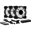 Kit 3x Cooler Fan Para Gabinete Aerocool Mirage 12 Pro FRGB 120mm + Controladora - 73848