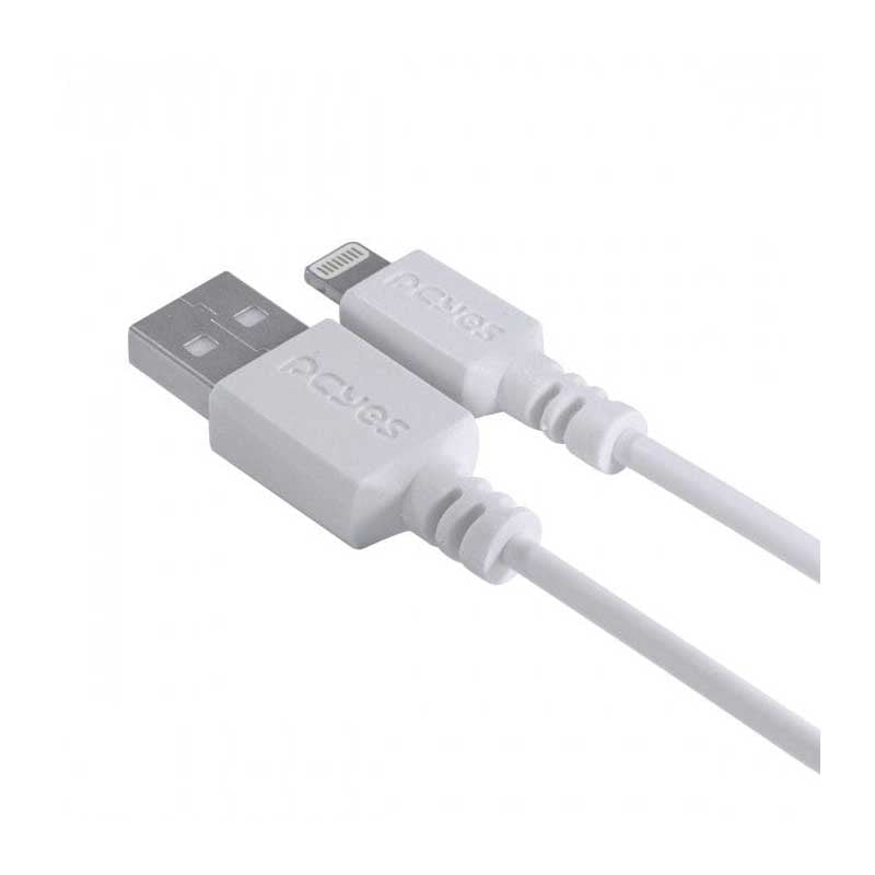 Cabo Usb Para Lightning (Iphone) 1mt PCYes Branco - PUALB-01