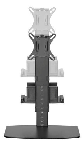 Suporte de Mesa Fixo para Monitor 17" a 32" Vertical PCYes - SMD-100