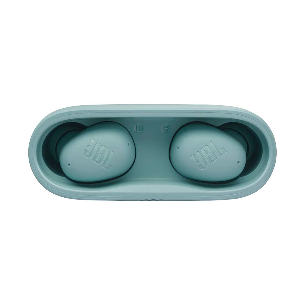 Fone De Ouvido Bluetooth JBL Intra Auricular TWS Wave Buds IP54 Azul