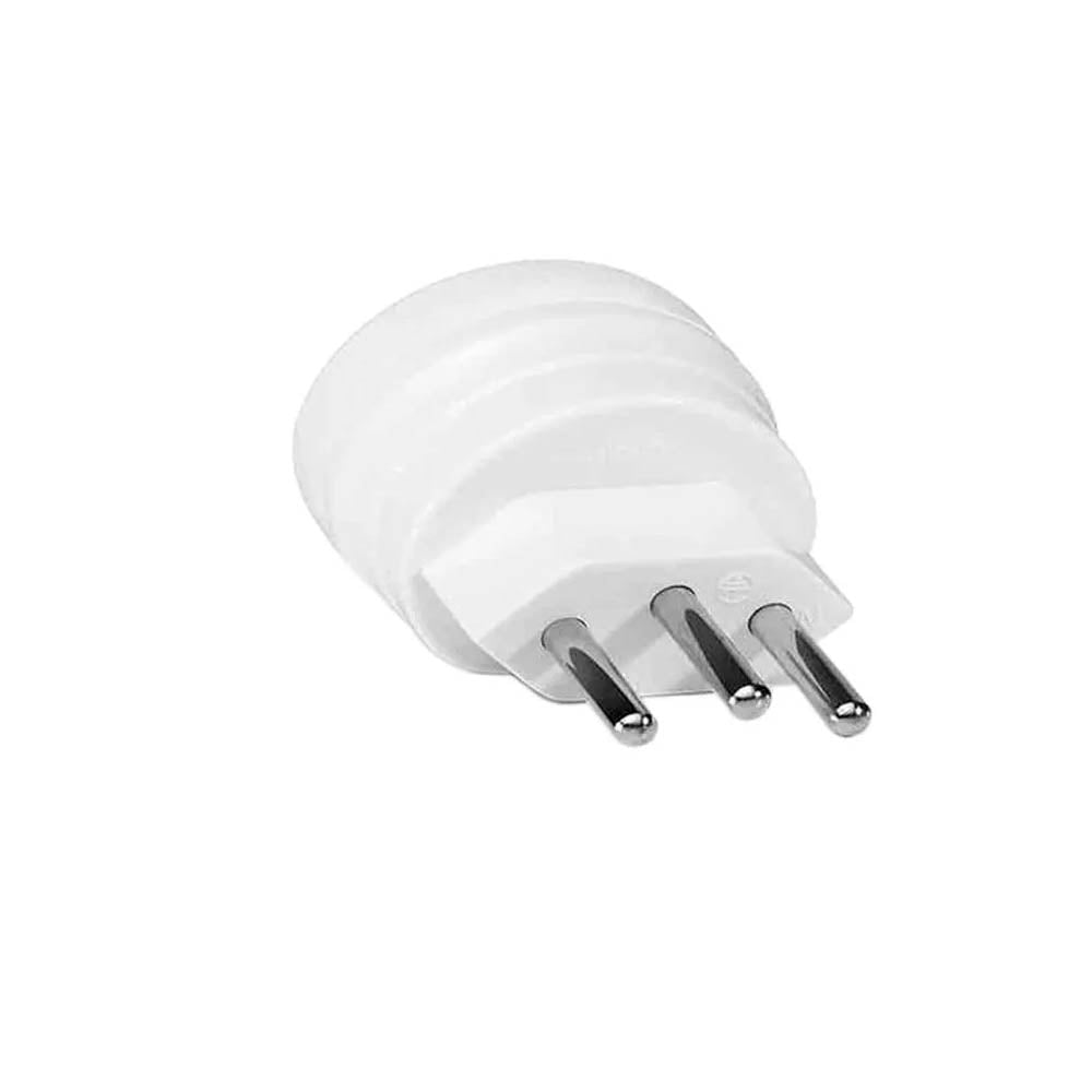 Adaptador de Tomada US-BR Branco - WI243
