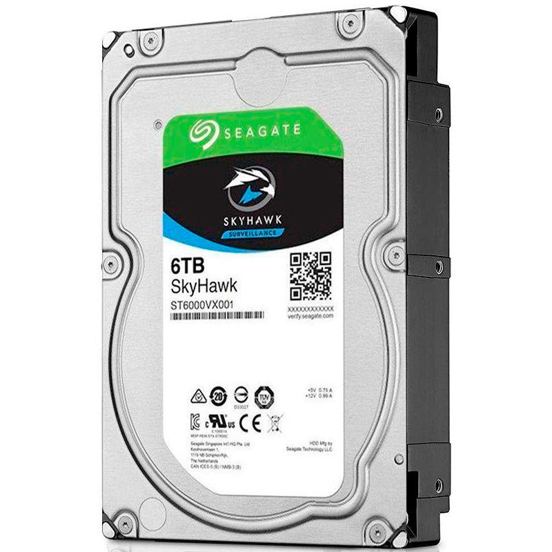 Hd Para Vigilância 6tb Seagate Skyhawk Sata - St6000vx001