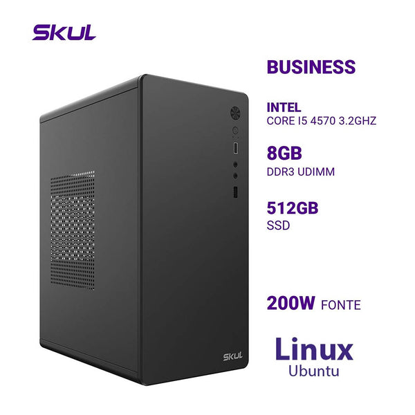 Computador Truedata b500 Intel I5-4570 3.2Ghz 8gb Ssd 512gb 200w - 339785