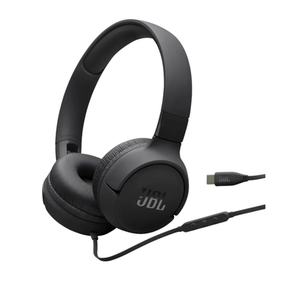 Fone de Ouvido Headphone C/ Fio Usb Tipo C JBL Tune 520C Preto
