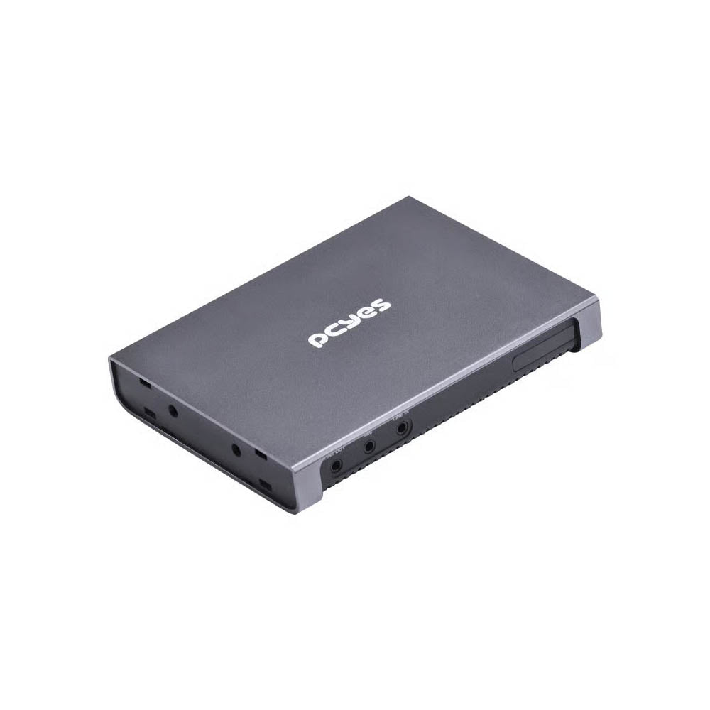 Placa De Captura de Vídeo Portátil 4k PCYes Lynx Usb Tipo C Hdmi Dual - UHD-03