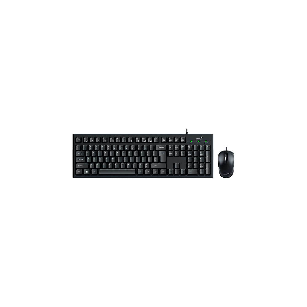 Kit Teclado E Mouse Com Fio Genius Km-100SE - 31330009404 Truedata
