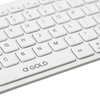 Teclado Sem Fio aGold Conexão BT Branco - TCD-05