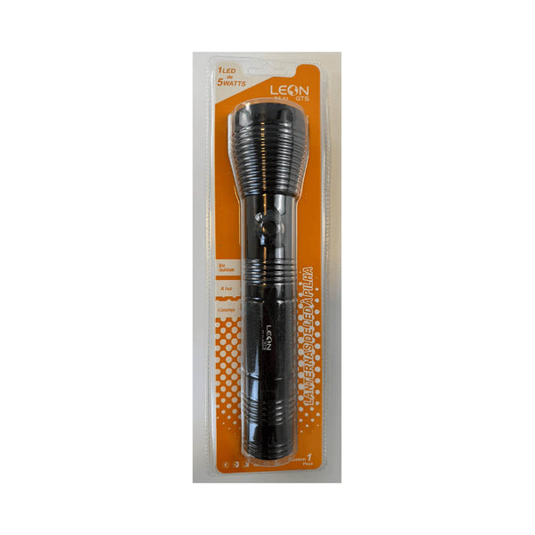Lanterna Led 5w Flashlight Pilha Leon - DT-51