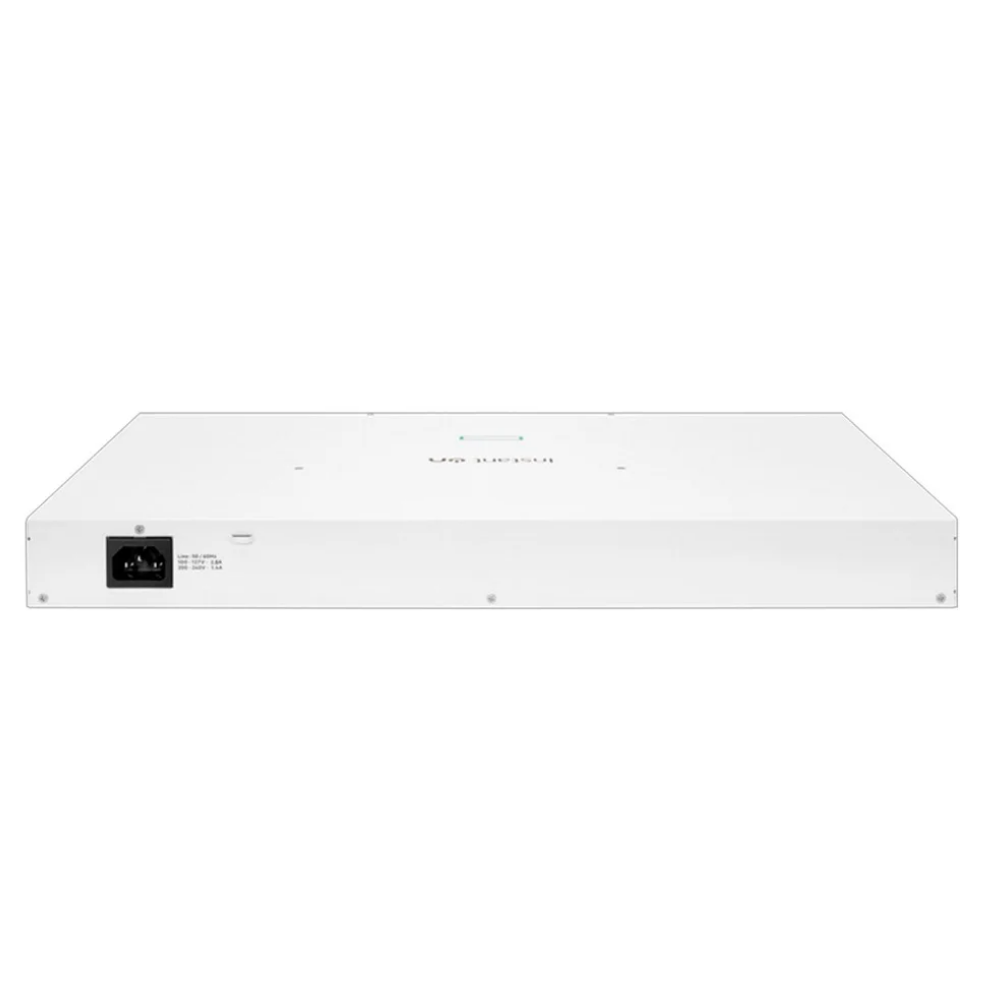 Switch 24 Portas POE+ 370W HPE Aruba 1930 Gigabit 10/100/1000 + 4 Portas SFP Gerenciavel Instant On - JL684B