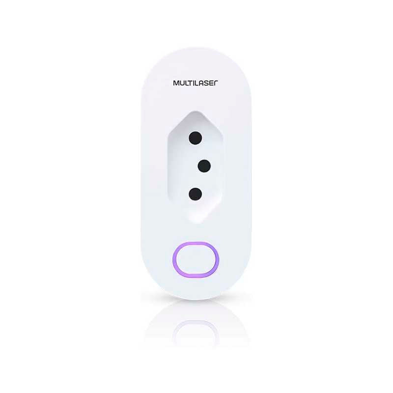 Plug de Tomada Inteligente Wi-Fi Multilaser Smart Liv - SE231