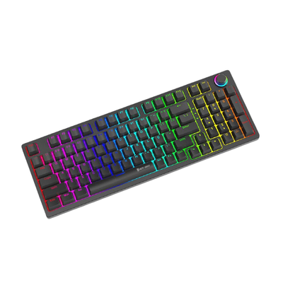 Teclado Mecanico Gamer New Hero Warlock Usb C/ Rgb Rainbow Switch Blue - 18726