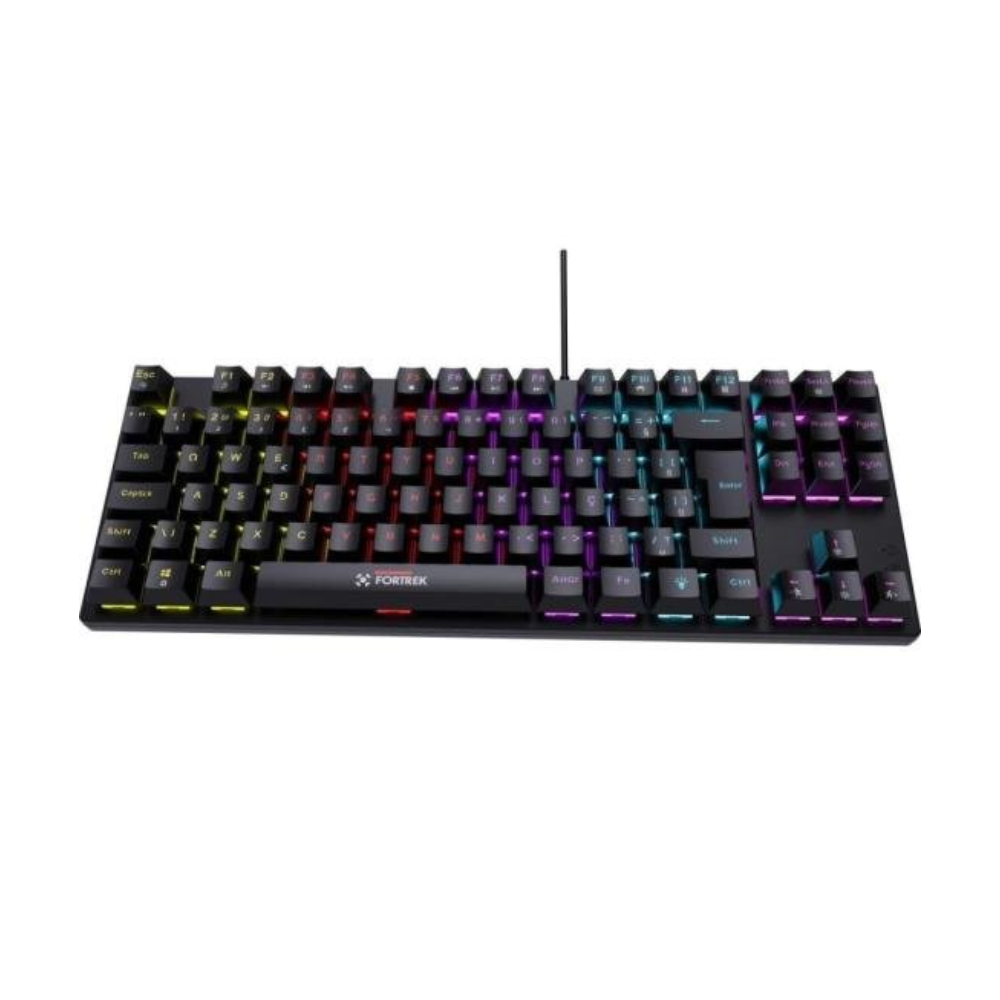Teclado Mecanico Gamer Fortrek Gravity 80 TKL Switch Outemu C/ Fio Vermelho - 82996
