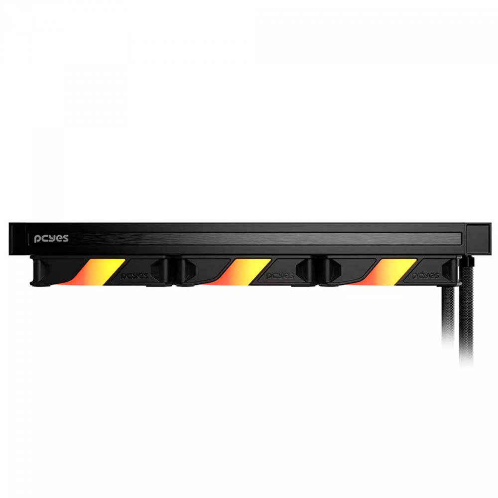 Water Cooler PCYes Sangue Frio 3 Triple Fan 360mm ARGB TDP 350W (Intel/AMD) Preto - ARGBSF3360BR Truedata