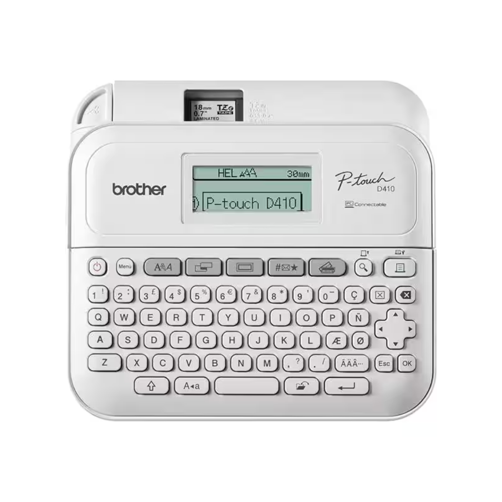 Etiquetadora Brother P-Touch Eletrônica Branca - PTD410