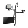 Suporte 4 em 1 Estúdio Setup Stream PCYes P/ Monitor, Microfone, Luz e Câmera - SE-MDS1041