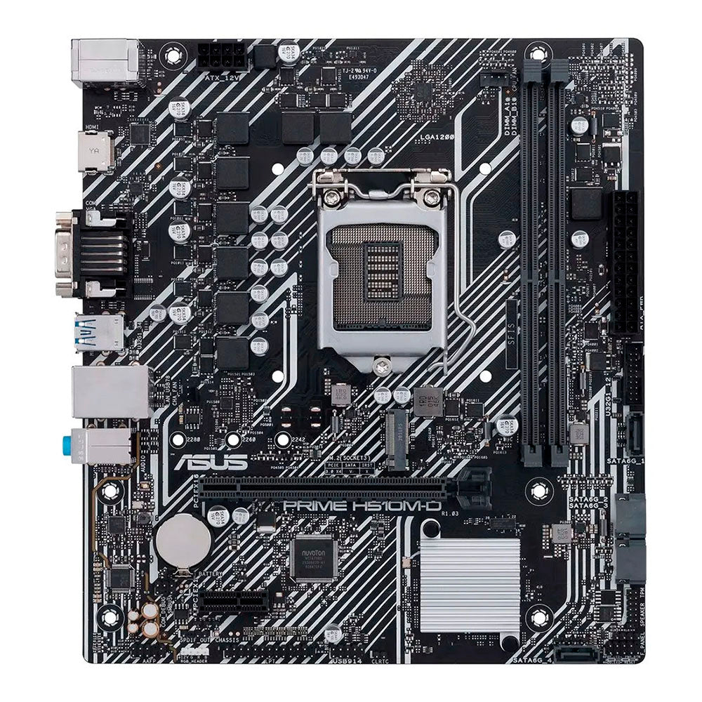 Placa Mae Asus Prime H510M-D Lga 1200 Ddr4 3200Mhz Hdmi D-Sub Usb M.2 (10a e 11a Geração)