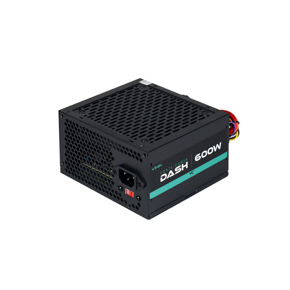 Fonte Real Atx Gamer Vinik Dash Atx 600W Bivolt Preto - VFG600WP