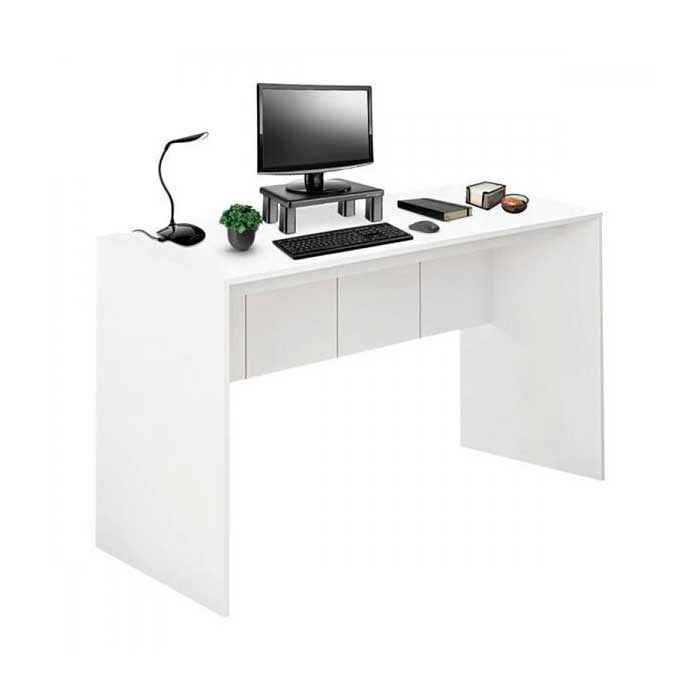 Mesa para Computador MDP/MDF 136cm Branco Fosco Multilaser - EI075