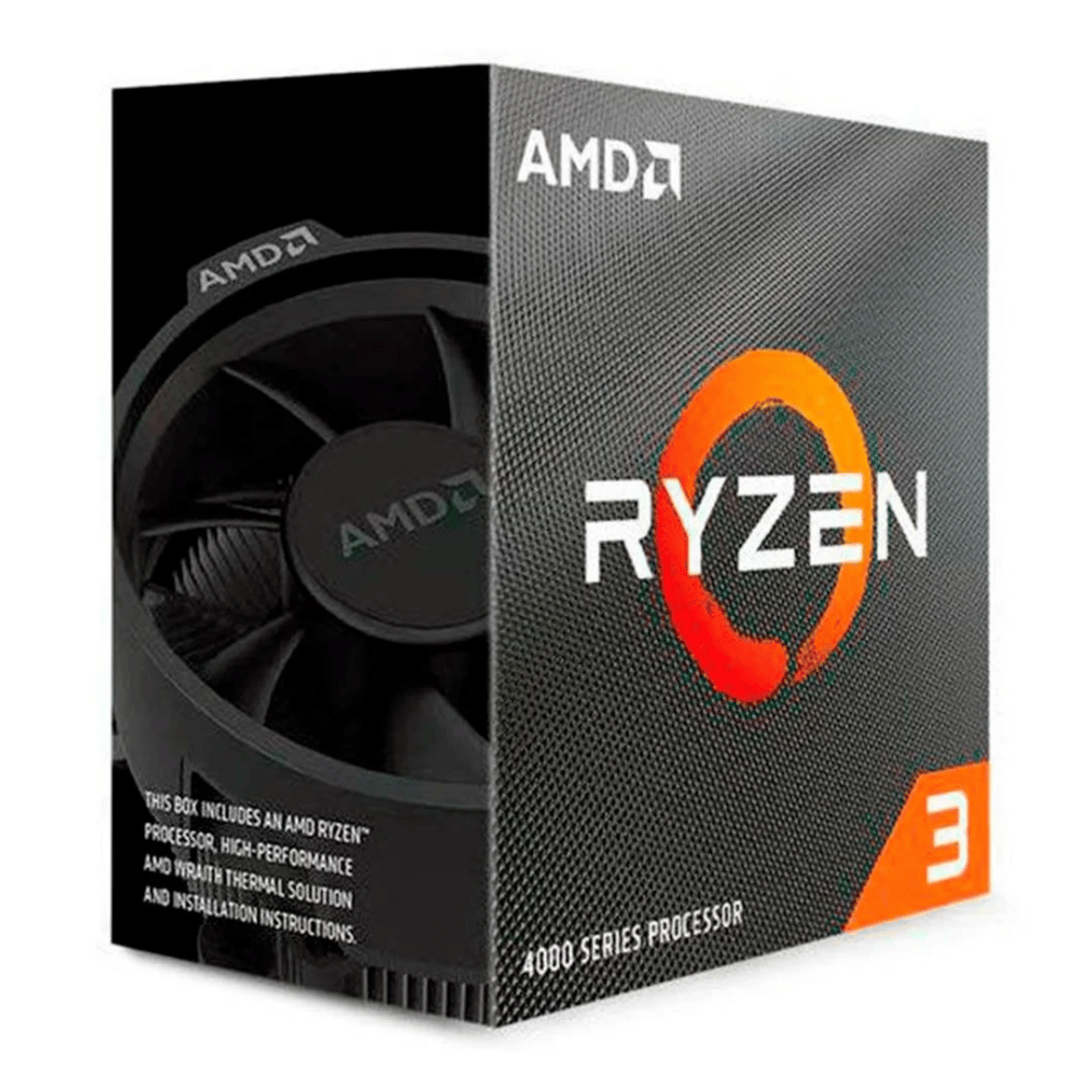 Processador AMD Ryzen 3 4100 Box 4.0Ghz 6mb Lga AM4 (S/ Video Integrado) - 100-100000510BOX