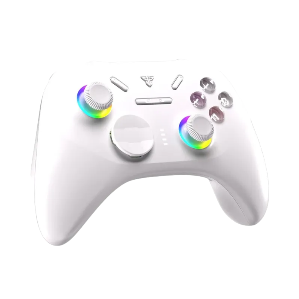 Controle Sem Fio Fantech P/ PC/NS/Android BT EOS Pro II RGB Branco - WGP15V2